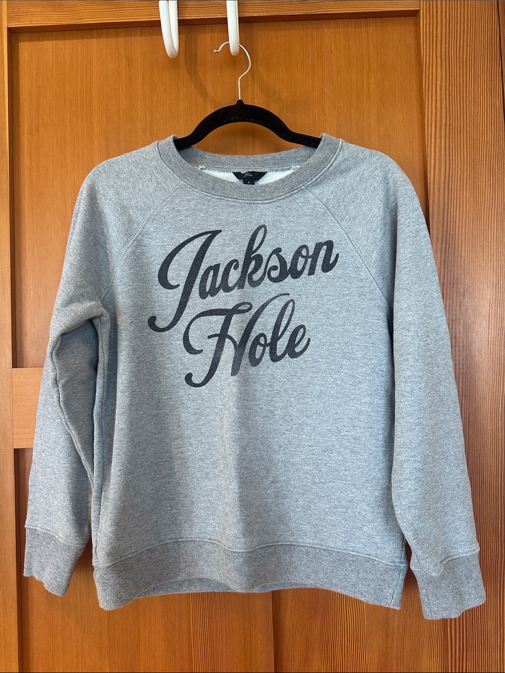 J. Crew Gray 'Jackson Hole' Crewneck Sweatshirt